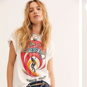 NWT Free People Daydreamer Beach Boys T Shirt